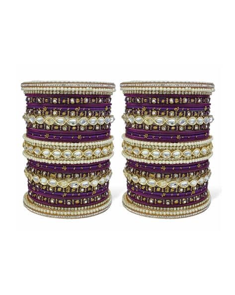 Buy Violet Bracelets Bangles for Women by Leshya Online