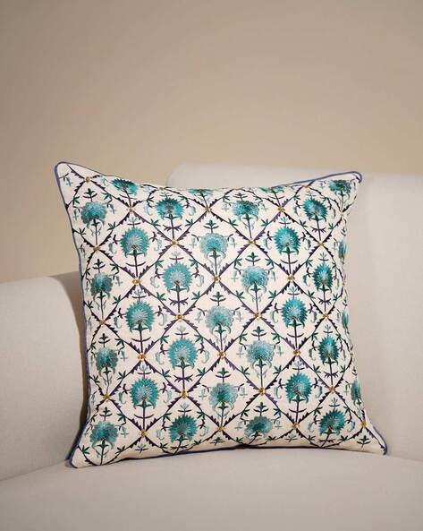 Aqua green outlet cushions