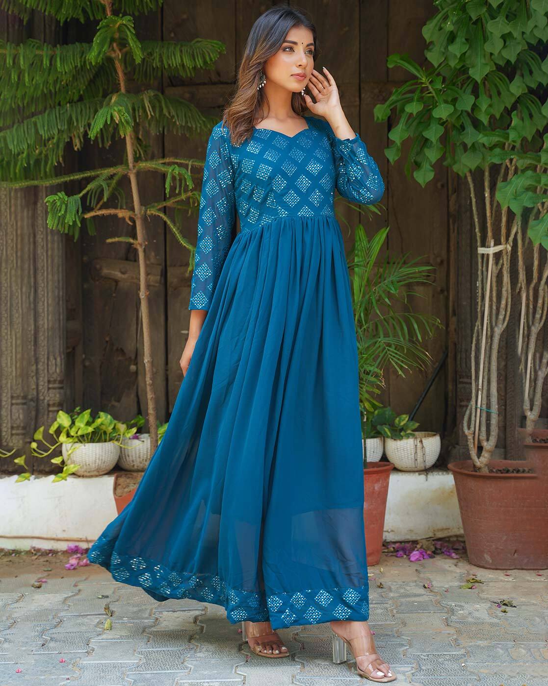 Long frock hot sale kurtis