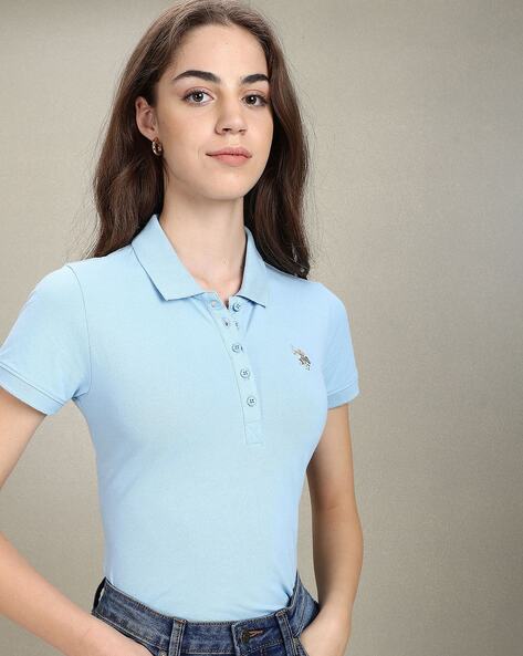 Womens sweater hot sale polo shirt