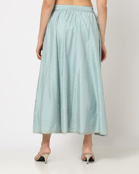 Buy Sky Blue Skirts & Ghagras for Women by Fusion Online