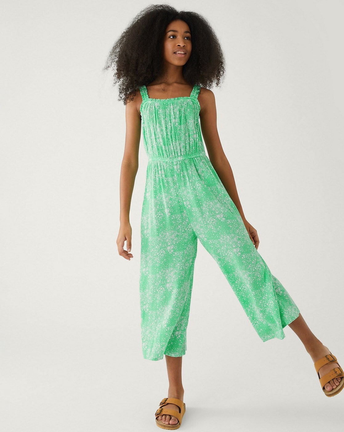 H&m green outlet jumpsuit