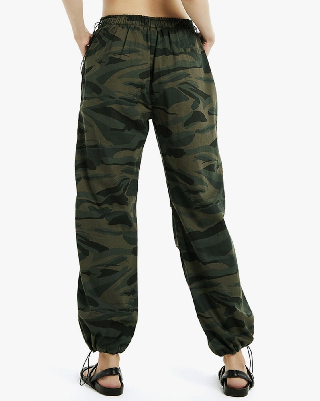 Womens Camouflage Pants Jogger Drawstrings Cuffed Hem Streetwear Trousers  Sports Pants Oversized Hip Hop Wide Retro Sweatpants - AliExpress