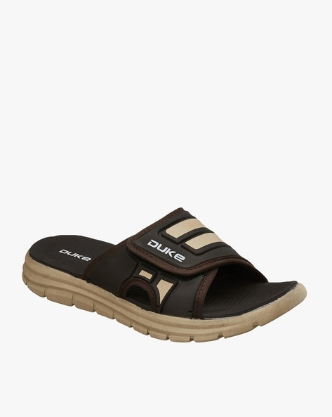 Mens discount slides velcro