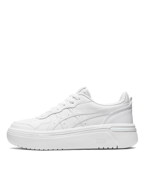 Mens white sale platform sneakers