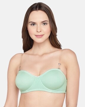 Inner Sense Organic Cotton Padded Underwired Strapless and Backless Bra