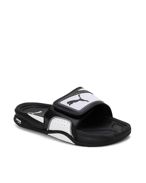 Puma cheap slides velcro