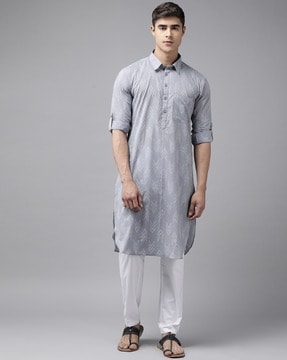 Buy Light Grey Kurtas for Men by SEE DESIGNS Online Ajio