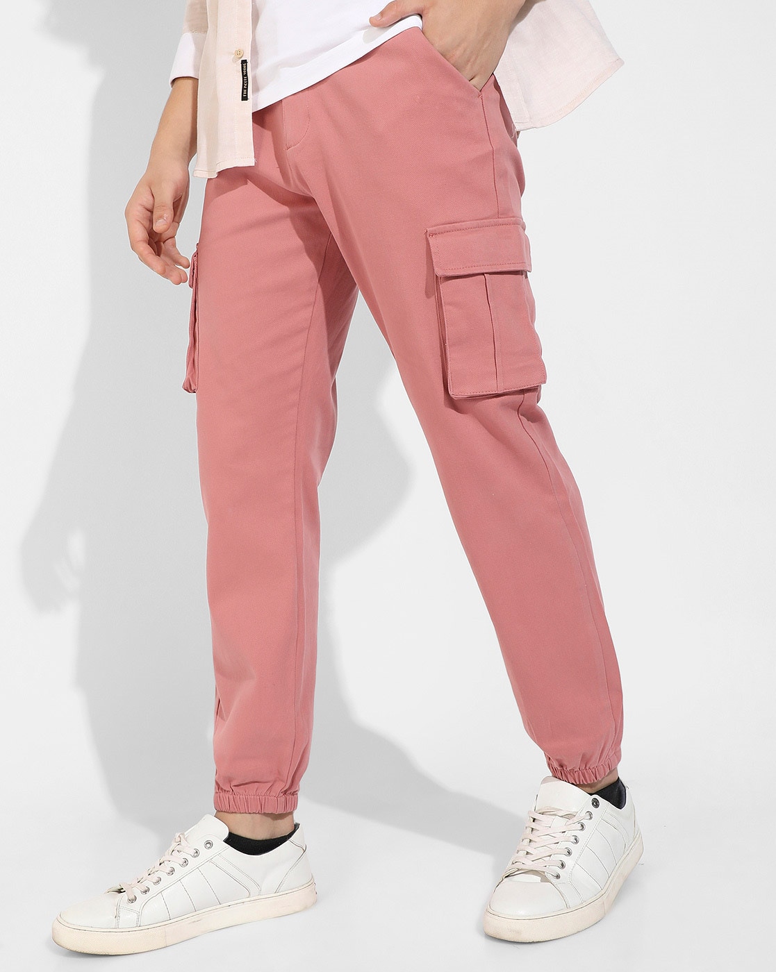 ASOS Wide Balloon Pants in Pink for Men | Lyst