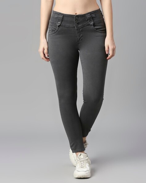 High Star High-Rise Slim Fit Jeans