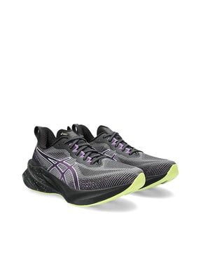 Asics black on sale womens shoes