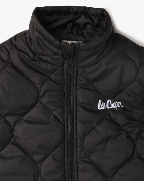 Lee cooper 2024 quilted bomber jacket