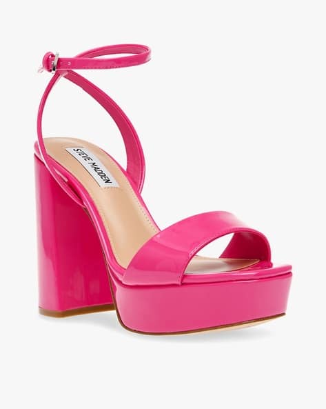 STEVE MADDEN Lessa Pewter High Sandals