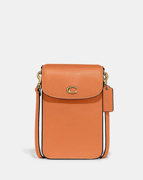 Pebble leather clearance phone crossbody wallet