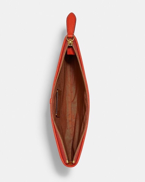 Double Zipper Wristlet Purse, Tan | Jekyll & Hide AUS Leather