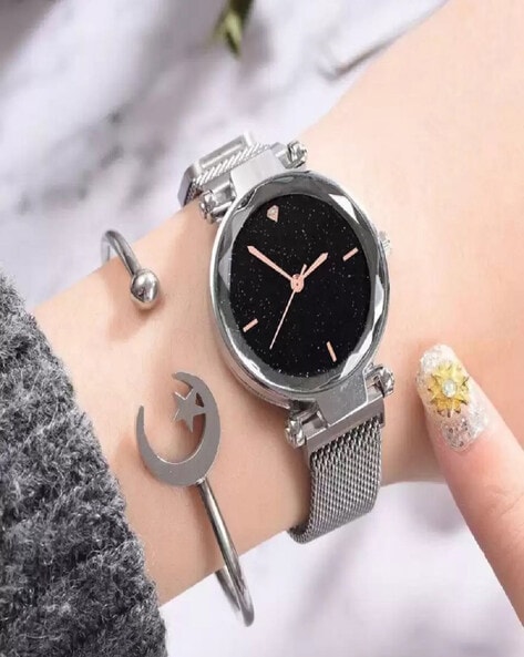 Ladies silver watches online best sale