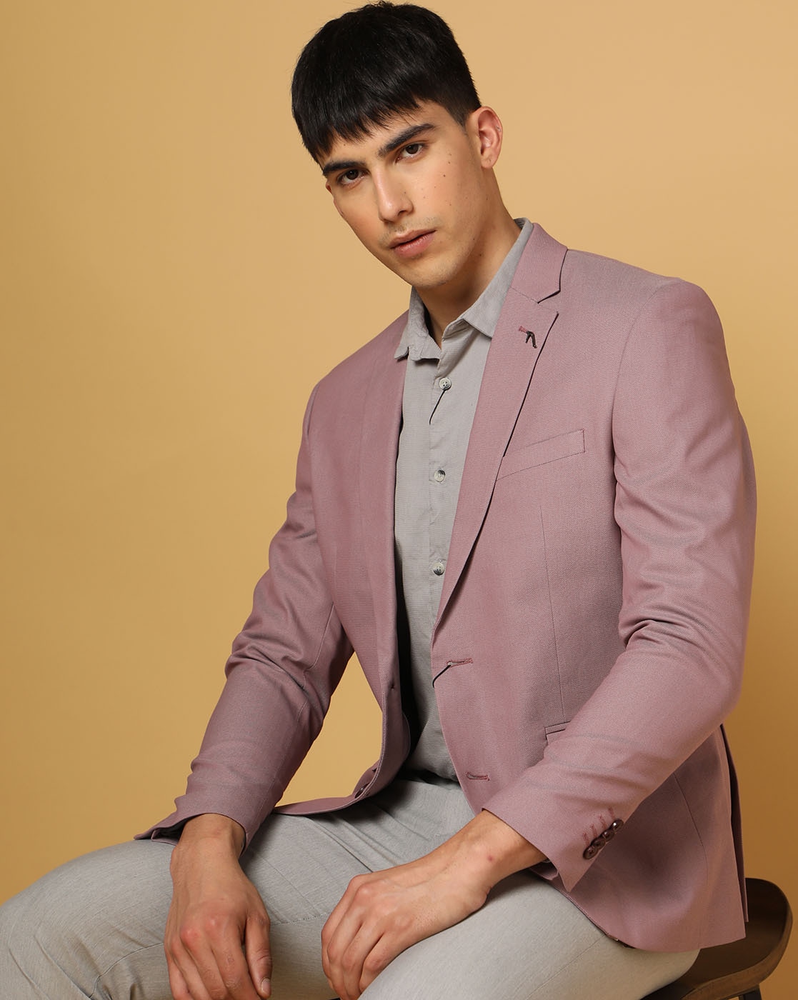 Mens light shop pink blazer