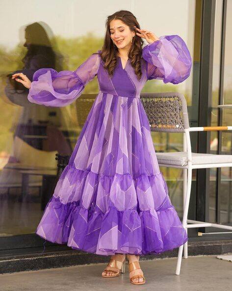 Buy Purple Dresses for Women by VAANI CREATION Online | Ajio.com