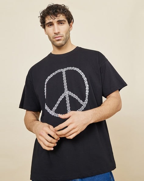 Buy Black Tshirts for Men by Styli Online