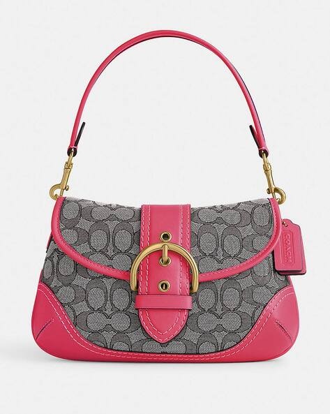 COACH PINK LEATHER PILLOW TABBY SHOULDER BAG - CRTBLNCHSHP