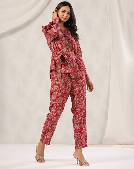 Floral 2024 pants set