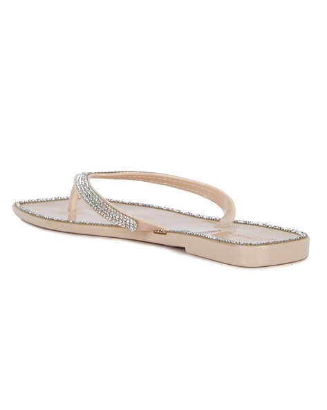 2023 New Champagne Color Flat Sandals For Women, Fashionable Peep Toe  Design | SHEIN USA