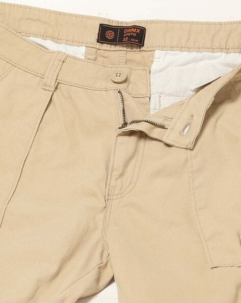 Men Loose-Fit Cargo Pants with Insert Pockets