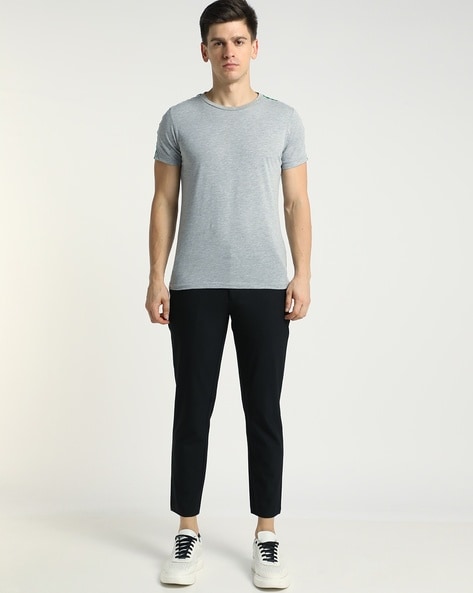 Buy Black Trousers & Pants for Men by ALTHEORY Online