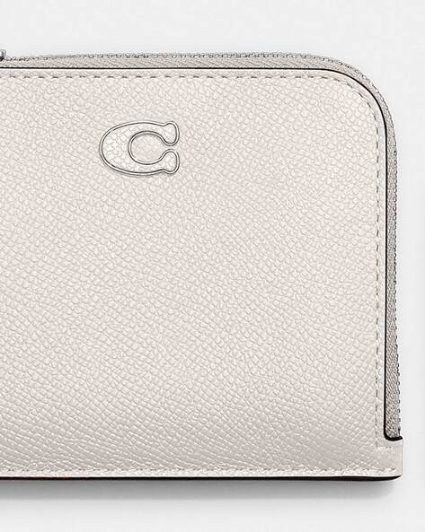 COACH 3-in-1 L-Zip Wallet in Cross Grain Leather