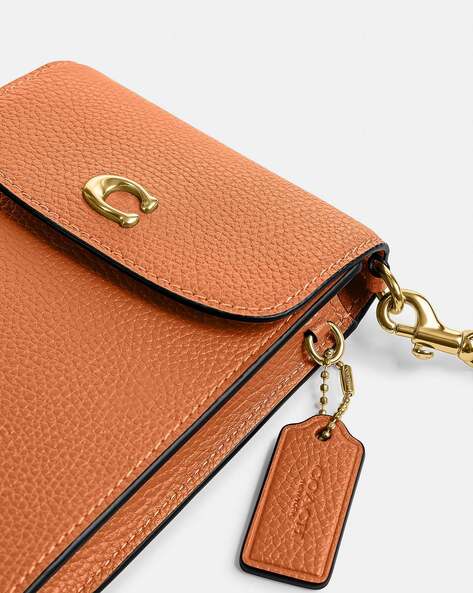 Coach crossbody best sale phone wallet