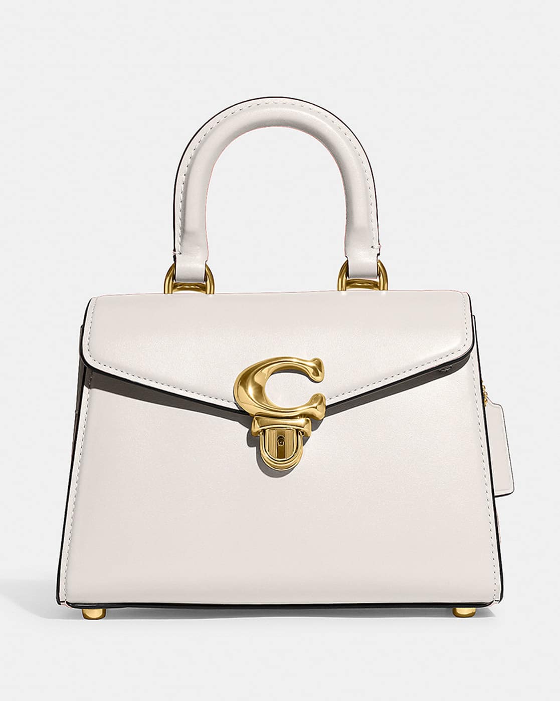 Buy Coach Sammy Medium Top Handle 21 Bag | White Color Women