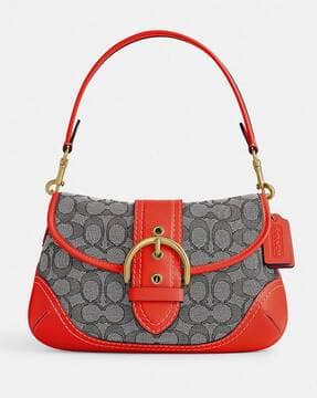 バッグ Coach Soho Red Leather Shoulder Bag -288Wx360H-410392400-b4b4d-