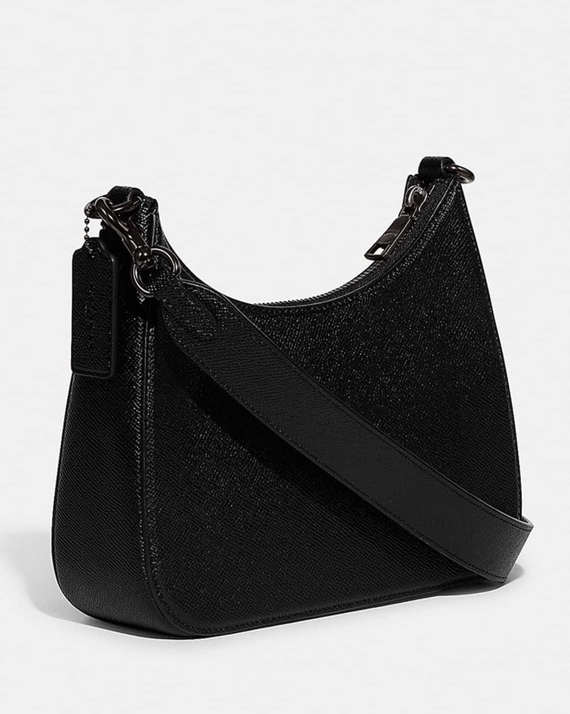 Buy Coach Hobo Mini Crossbody | Black Color Men | AJIO LUXE
