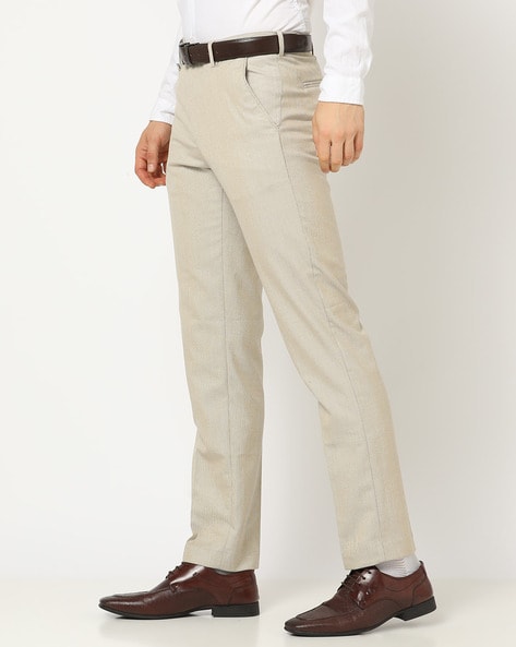 Buy SREY Men's Slim Fit Black and Khaki Coloured Polyester Combo  Pants.(Black_Khaki_28) at Amazon.in