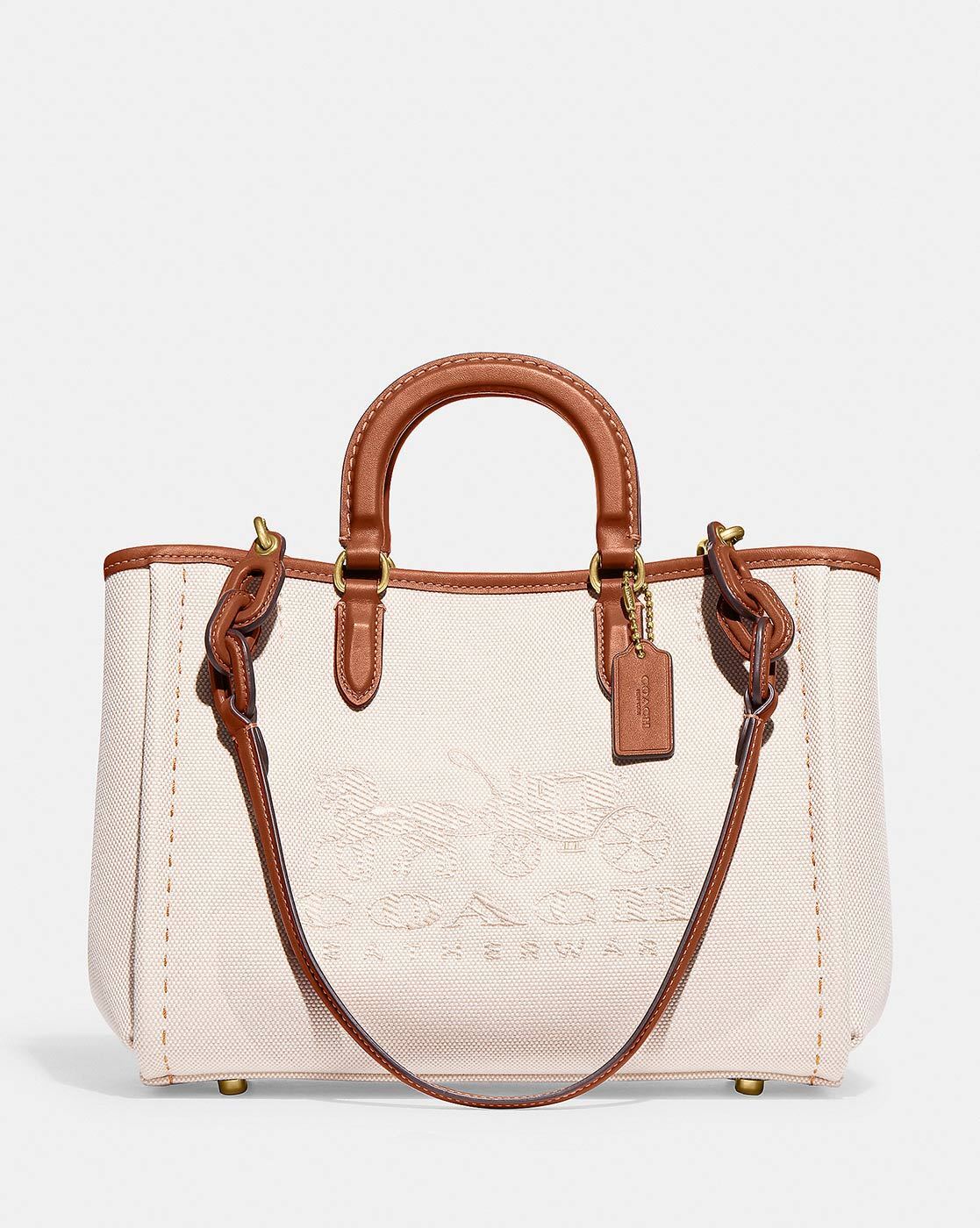 Coach bond leather on sale satchel