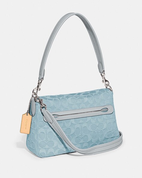 Denim coach online purses