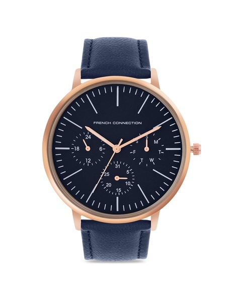 Buy Mast & Harbour Mast & Harbour Men Navy Blue Analogue Watch MH17-6B at  Redfynd