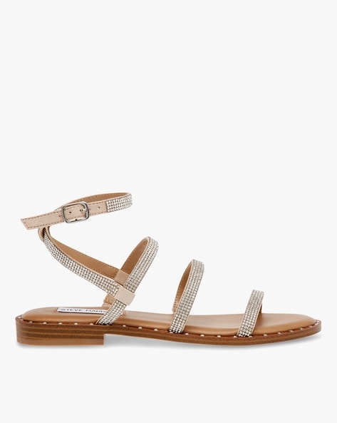 Flat sandals Steve Madden TRAVEL WHITE in white faux leather  Guidi  Calzature  Spring Summer Sales 2023 Collection  Guidi Calzature