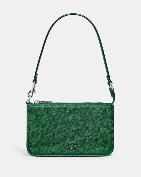 Coach Pillow Tabby Shoulder Bag 26 Green in Nappa/Smooth Leather with  Brass-tone - US