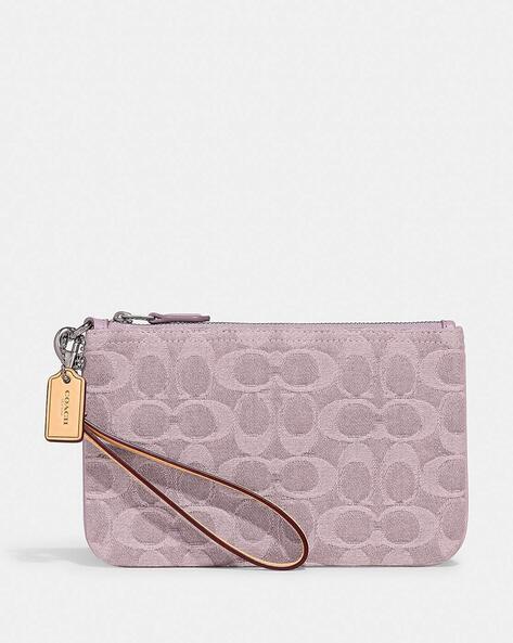 Coach best sale denim wristlet