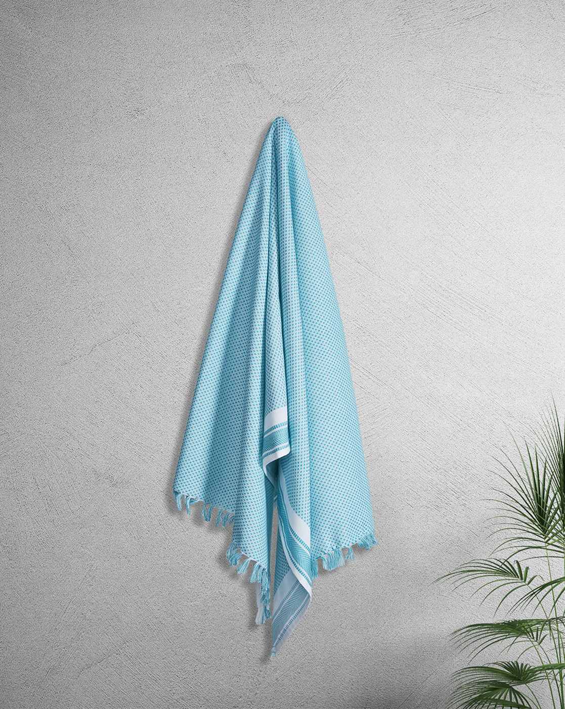 Buy Blue Towels & Bath Robes for Home & Kitchen by STELLAR HOME