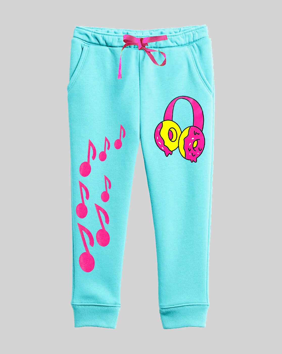 Buy Multicoloured Track Pants for Girls by Kuchipoo Online