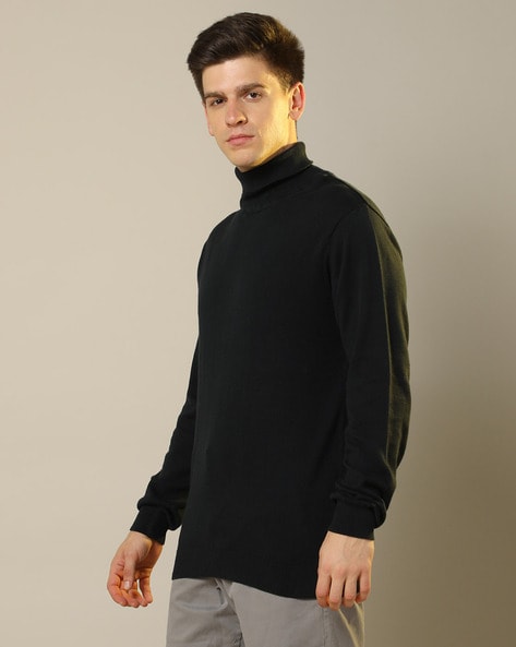 Buy Black Sweaters & Cardigans for Men by ProEarth Online | Ajio.com