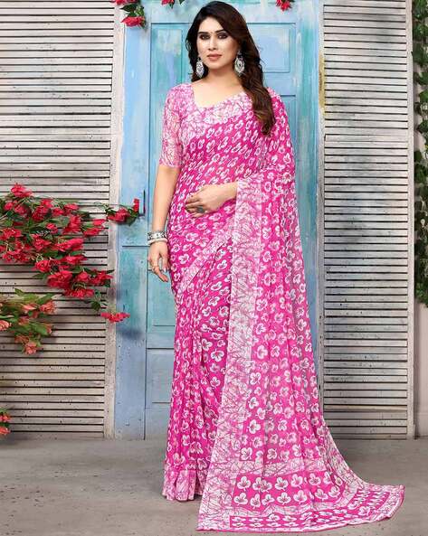 Best Chiffon Sarees Online | Tapathi.com - TAPATHI E COMMERACE - Medium