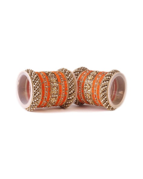 Orange deals metal bangles