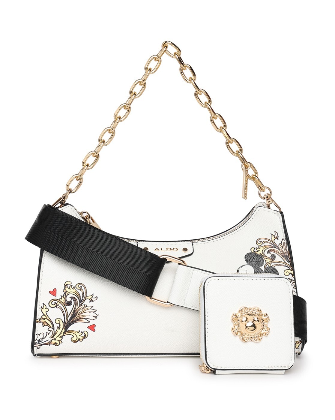 Buy ALDO Women White Shoulder Bag White Online @ Best Price in India