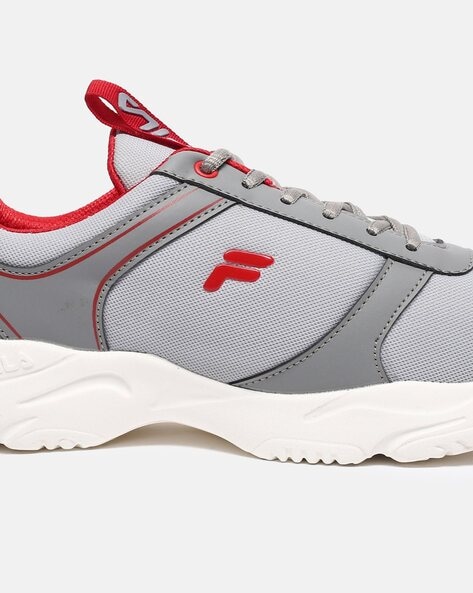 Grey fila clearance