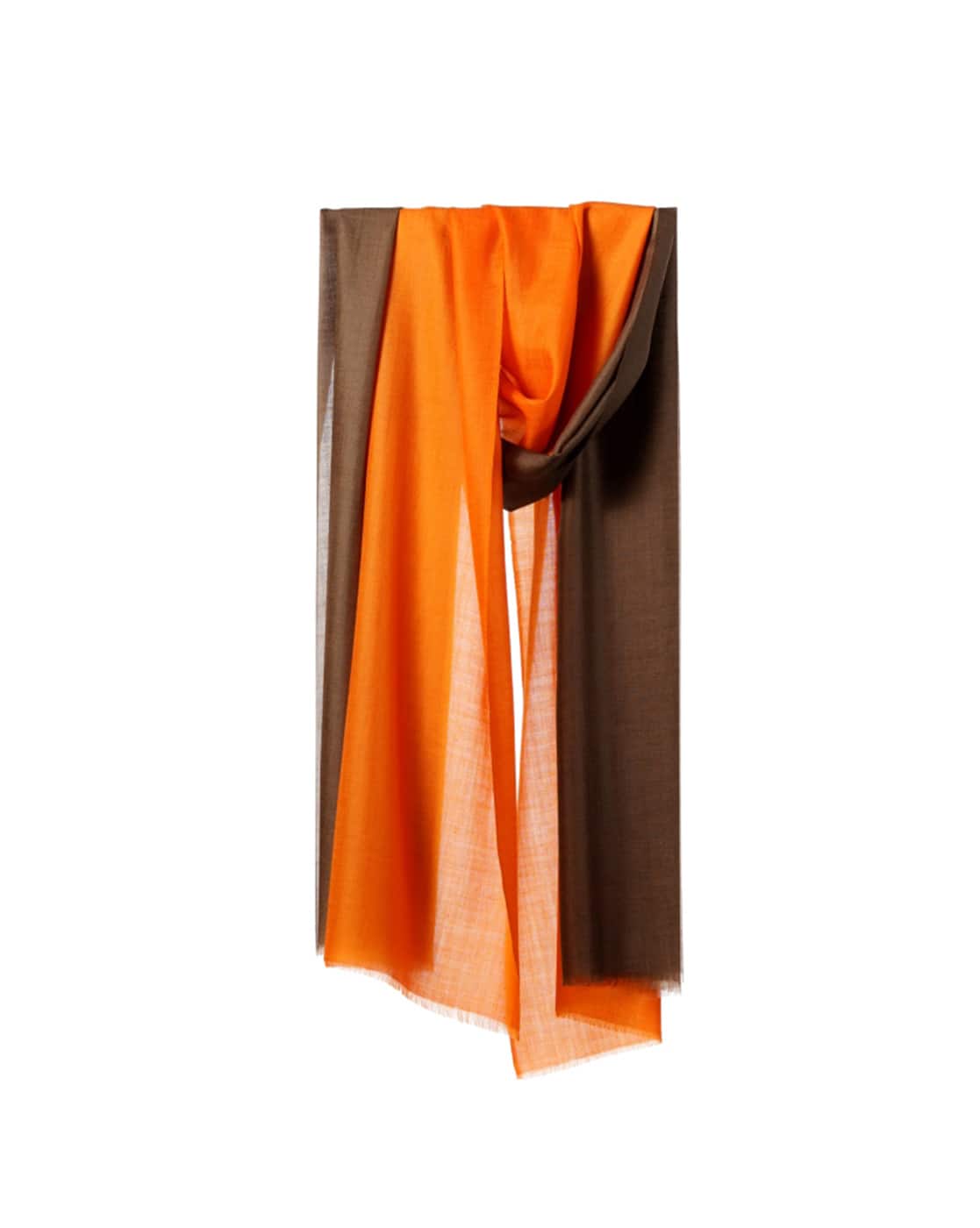 Buy Orange & Brown Stoles & Scarves for Women by Ezma Online