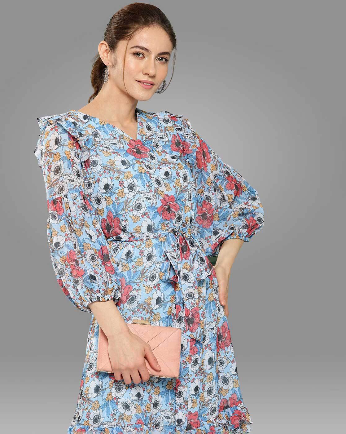 Buy Blue Dresses for Women by Janasya Online