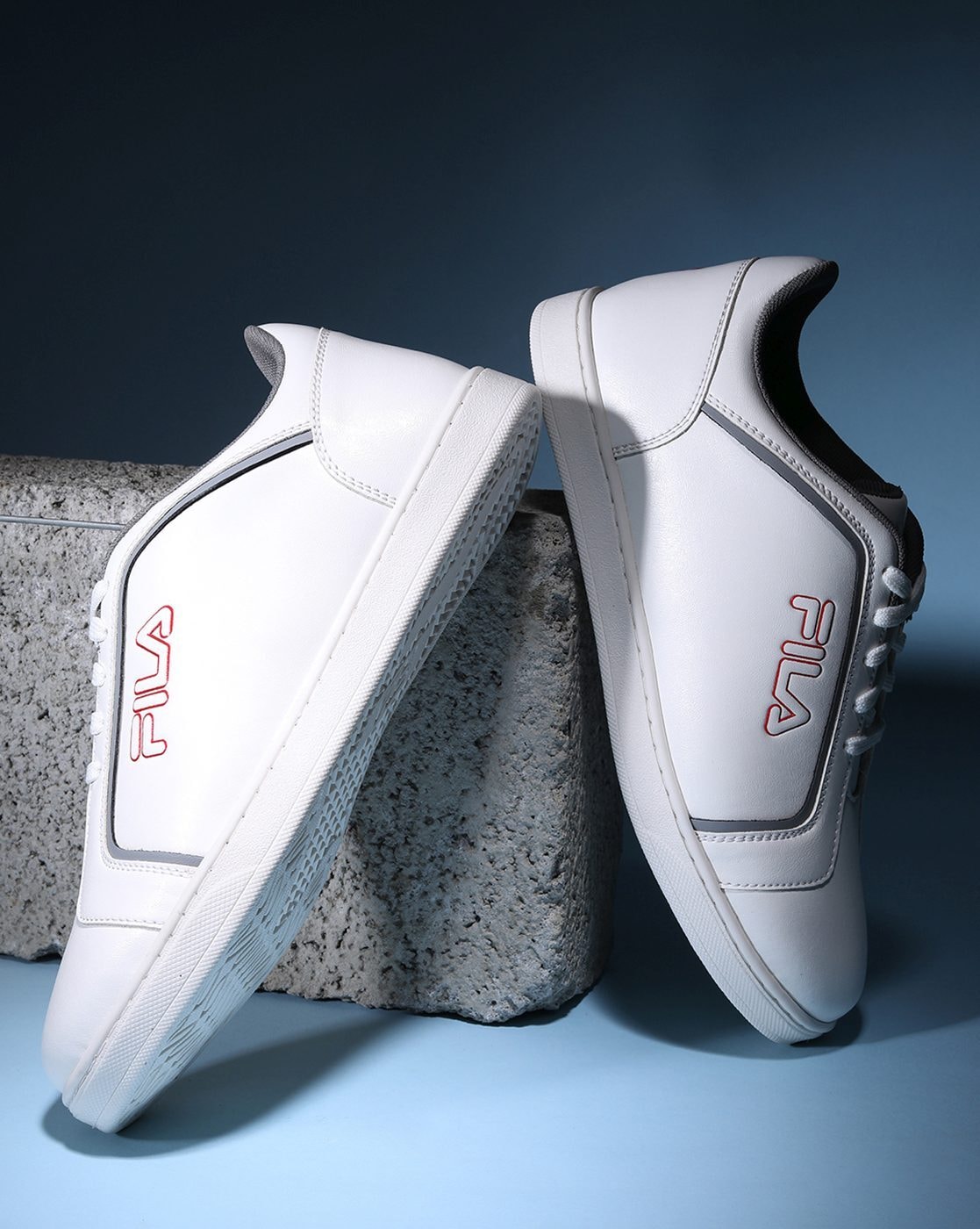 Fila Men's Memory Sportland Running Shoe, White/Fila Navy/Metallic Silver,  13 M US: Buy Online at Best Price in UAE - Amazon.ae
